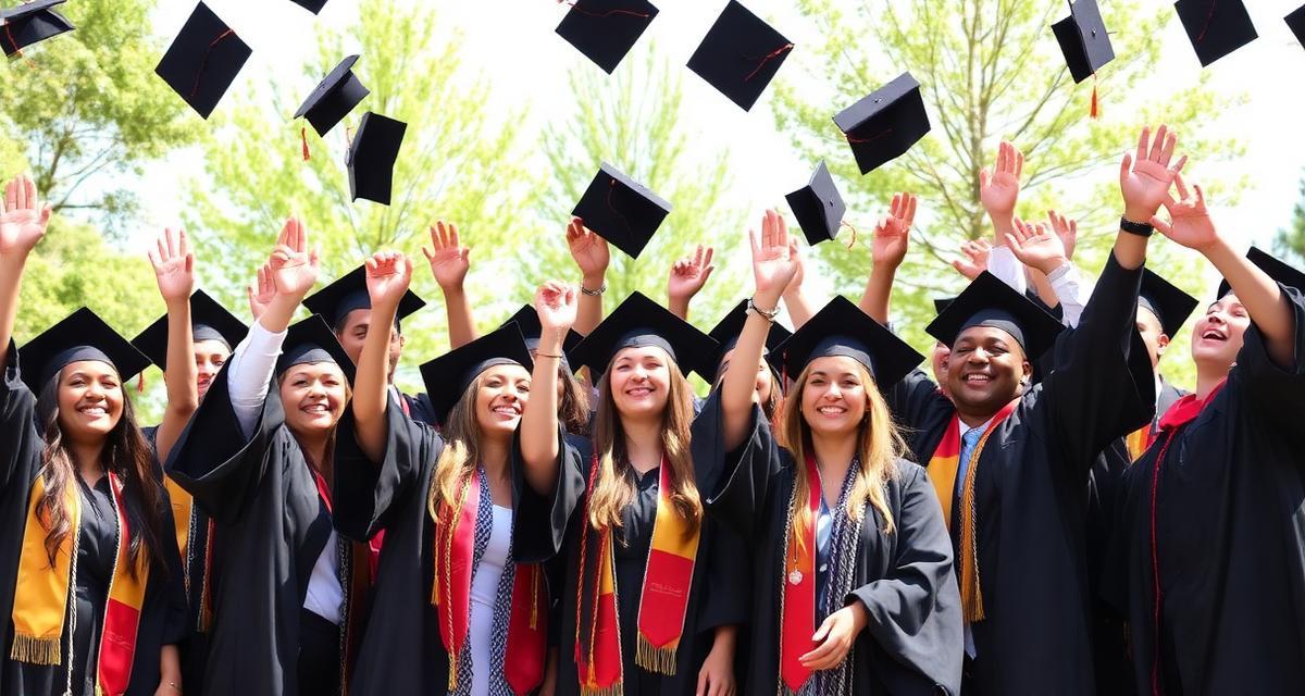International graduates celebrating